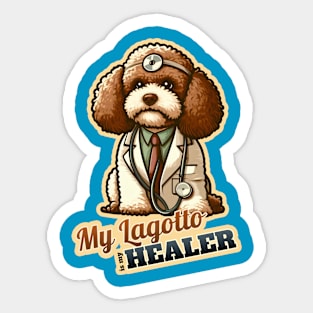 Lagotto Romagnolo Doctor Sticker